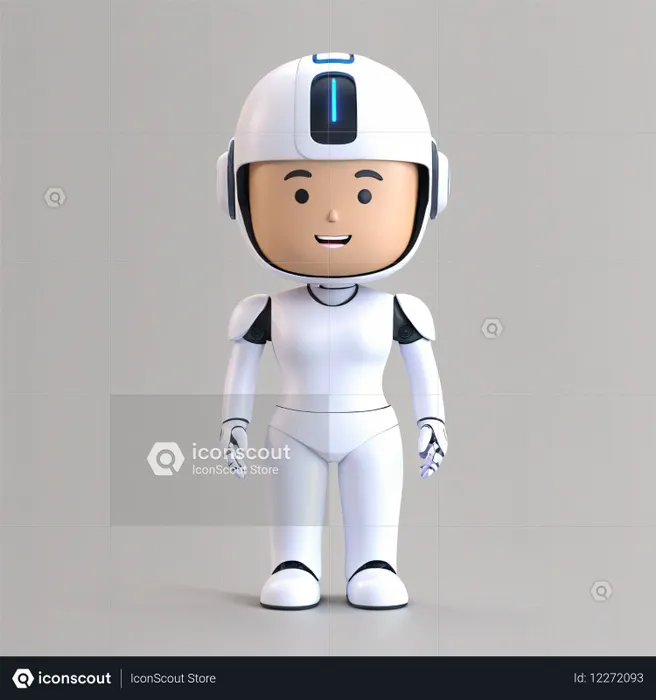 Lindo robot humanoide  Imagen AI
