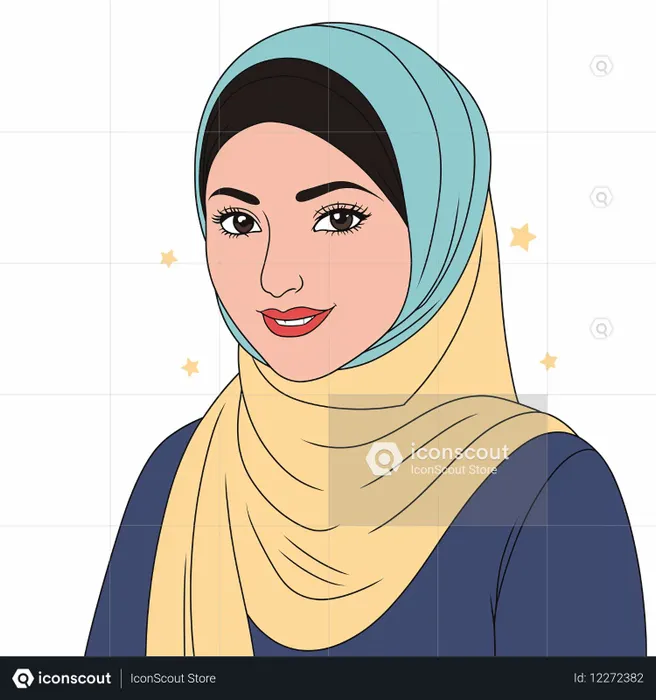Muslim Female  AI Image
