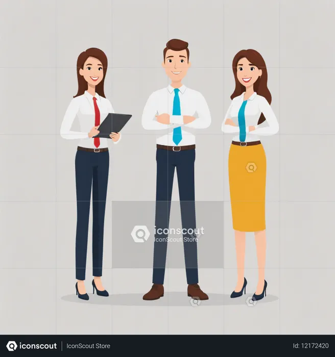 Professional Business Team  AI Image