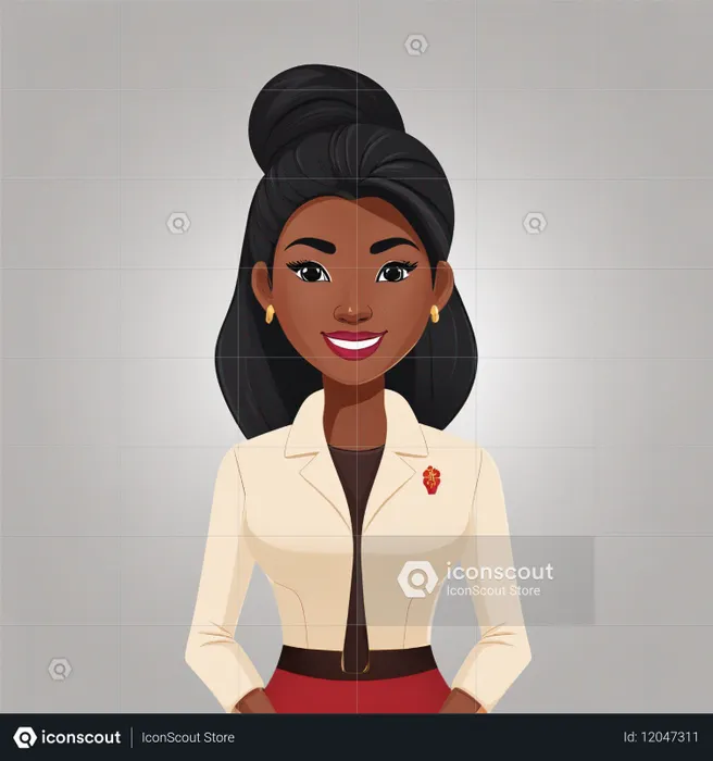 Professional Woman Character  AI Image