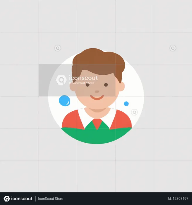 Smiling Boy  AI Image