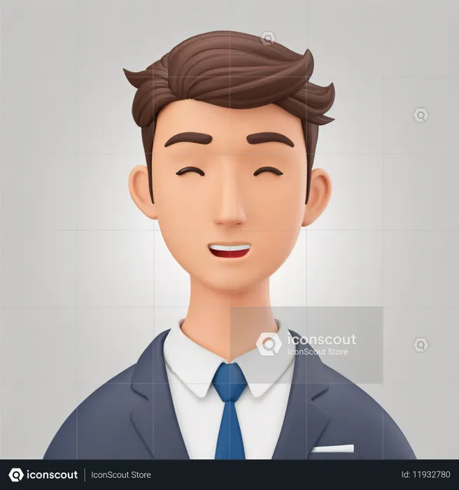 Smiling Businessman  AI Image