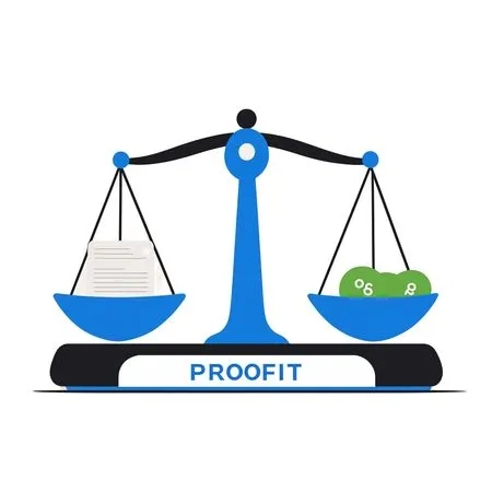 A Balance Scale With Documents And Currency  AI Image