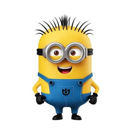 A Cheerful Minion Character  AI Image