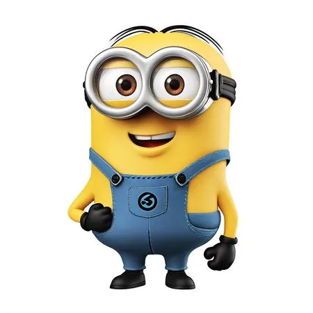A Playful Minion In Blue Overalls And Goggles  AI Image