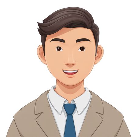 A Smiling Businessman  AI Image