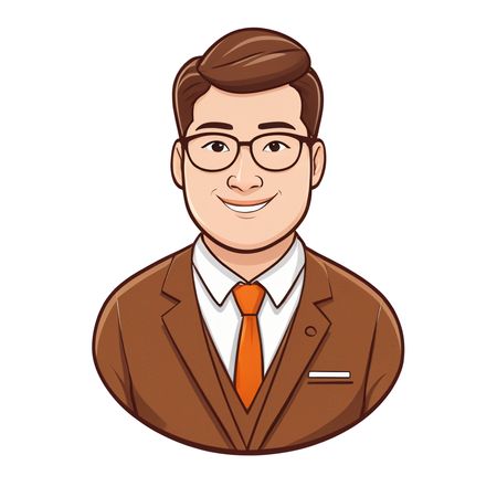 A Smiling Businessman in suit  AI Image
