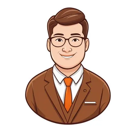 A Smiling Businessman in suit  AI Image