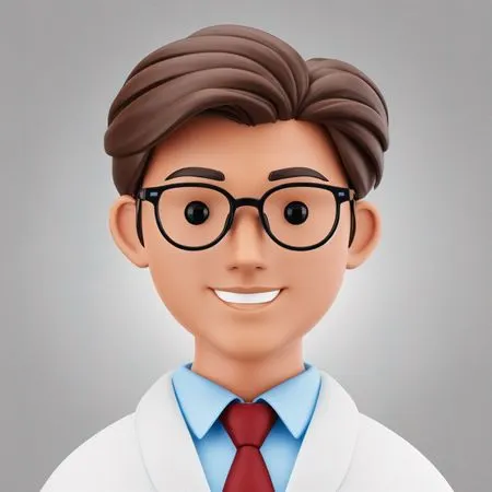 A Smiling Doctor  AI Image