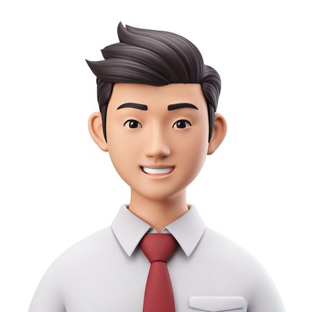 A Smiling Man In Formal Attire  AI Image