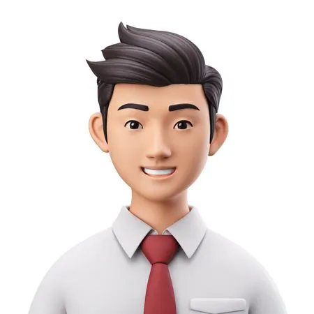 A Smiling Man In Formal Attire  AI Image