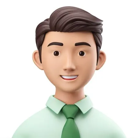 A Smiling Young Professional man  AI Image