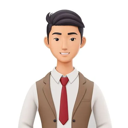 A Young Man In Business Attire  AI Image