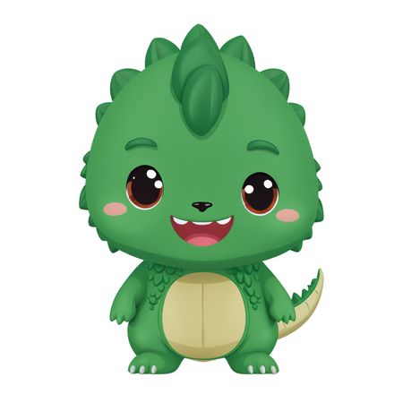 Adorable Dinosaur  AI Image
