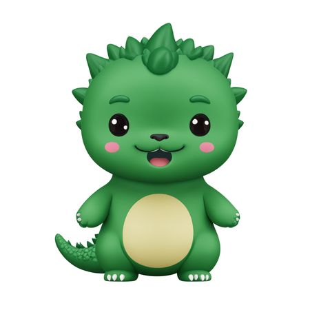 Adorable Dinosaur  AI Image