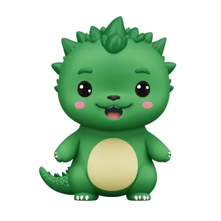Adorable Dinosaur  AI Image