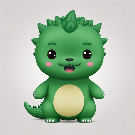 Adorable dinosaure  Image IA