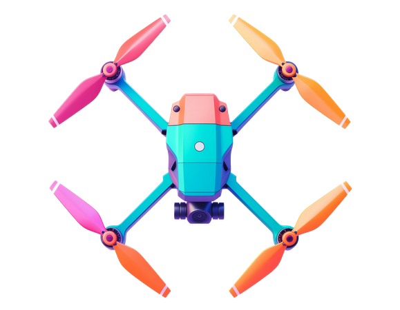 AI ドローン 画像