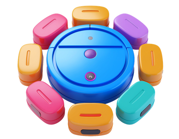 AI ロボット掃除機 画像