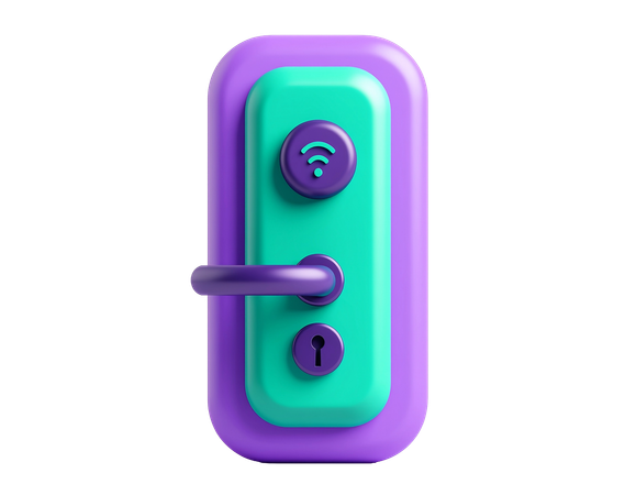 AI スマートドアロック 画像