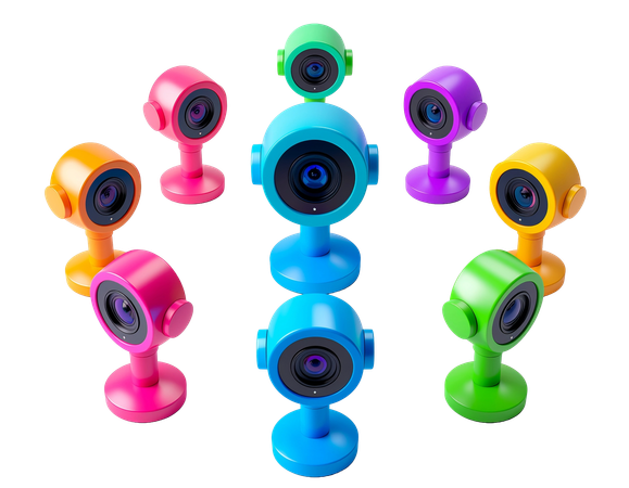 AI ストリーミングウェブカメラ 画像