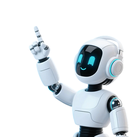 AI AI Support  3D Illustration