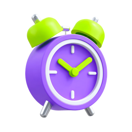 AI Alarm Clock  3D Icon