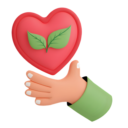 AI Amour écologique  Image IA