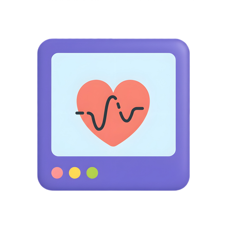 AI Appareil de fréquence cardiaque  Image IA