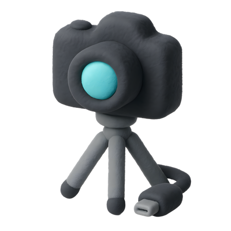 AI Appareil photo avec trépied  Image IA