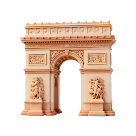 AI Arc De Triomphe  3D Icon