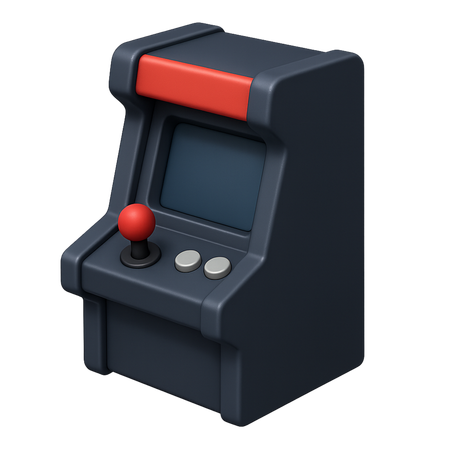 AI Arcade Machine 3D Icon