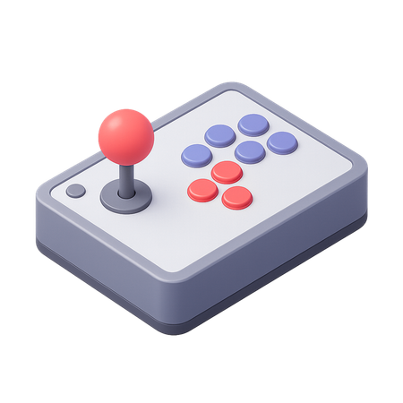 AI Arcade Stick 3D Icon