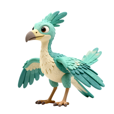 AI Archaeopteryx  3D Icon
