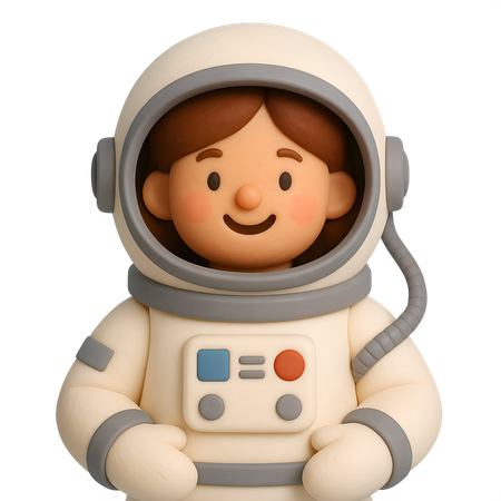 AI Astronaute 3D Icon