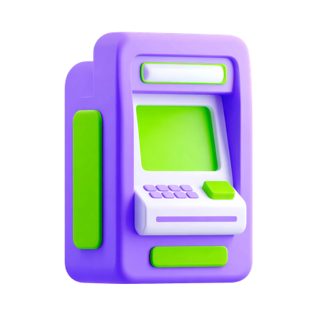 AI ATM 2  3D Icon