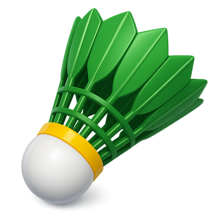 AI Badminton  3D Icon