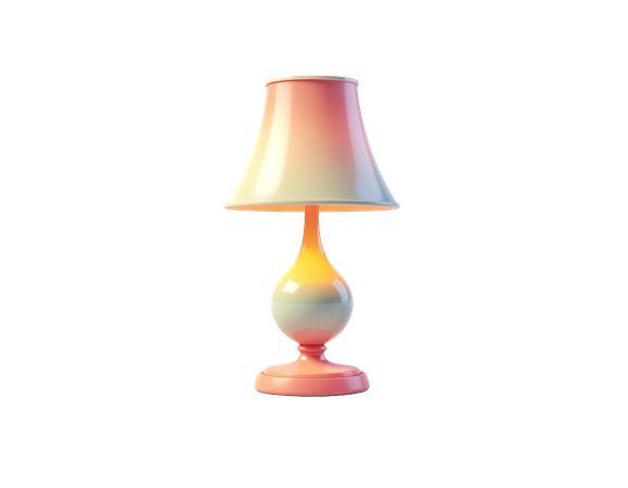 AI Bedside Lamp  3D Icon