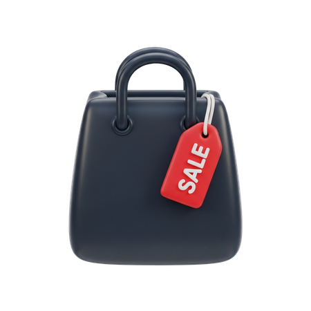 AI Black Friday Shopping  3D Icon