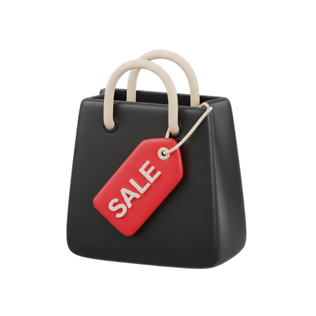 AI Black Friday Shopping  3D Icon