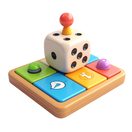 AI Board Games  3D Icon