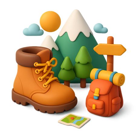 AI Bota de caminhada Imagem