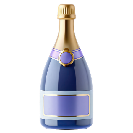 AI Botella de champán  Imagen