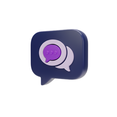 AI Bulle de chat d'assistance  Image IA