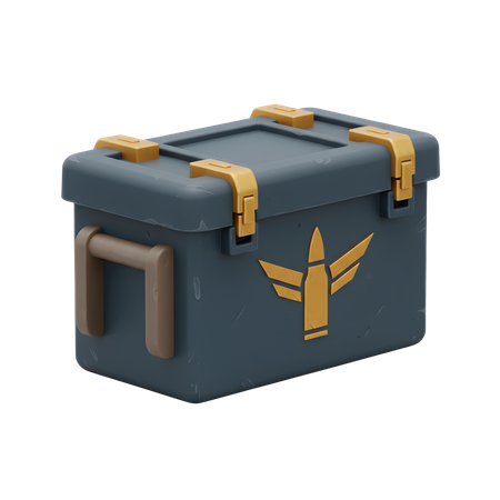AI Bullet ammo crate 3D Icon