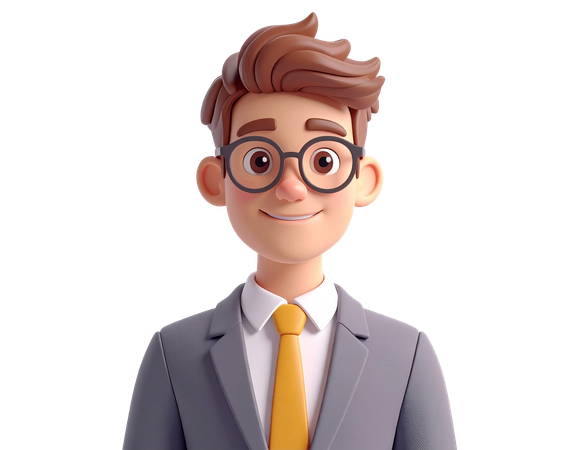 AI Businessman  3D Illustration
