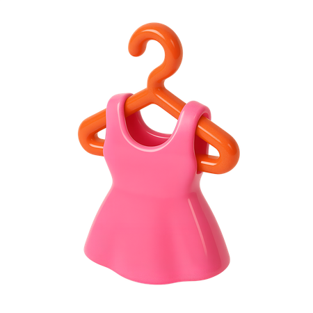 AI Cabide de pano com vestido Imagem