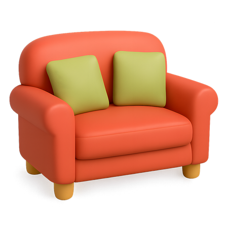 AI Cadeirão  3D Icon