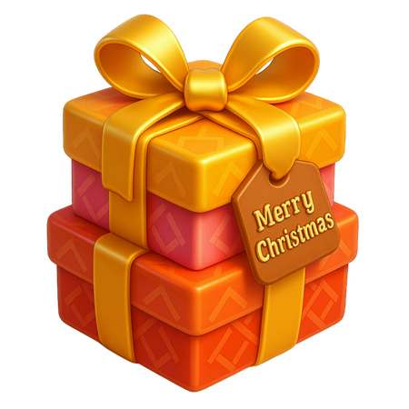 AI Caixa de presente de Natal  Imagem