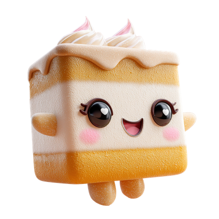 AI Cake  3D Icon
